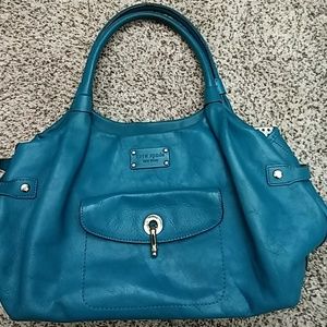 Kate Spade teal color handbag